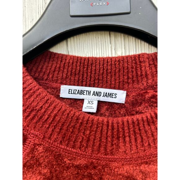Elizabeth And James Pearl Velvet Sweatshirt Crewneck Raglan Sleeves Pullover XS - Picture 4 of 8